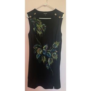 (Size 12) 🦋Juicy Couture Black Floral Dress
